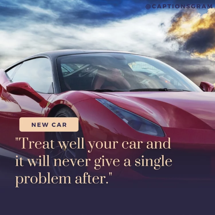 "Treat well your car and it will never give a single problem after."