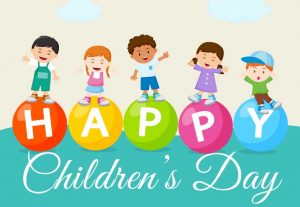 Childrens-day word