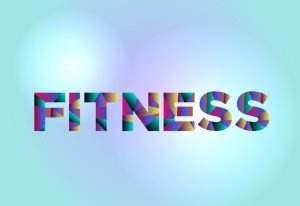 fitness word art