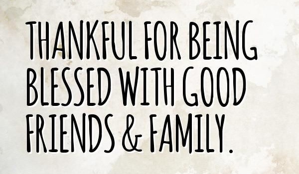 thankful quotes for friends and family