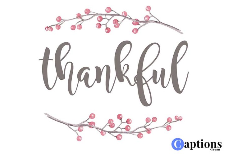 Thankful Quotes Captions For Instagram!