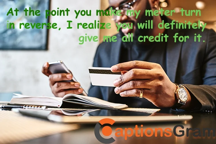 Credit Pick-up Lines, Best Card Quotes or Captions for Instagram about Debit or Credit Cards