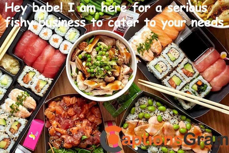 Dirty Sushi Pick-up Lines