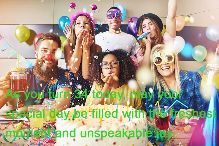 Best 34th Birthday Captions For Instagram with Quotes