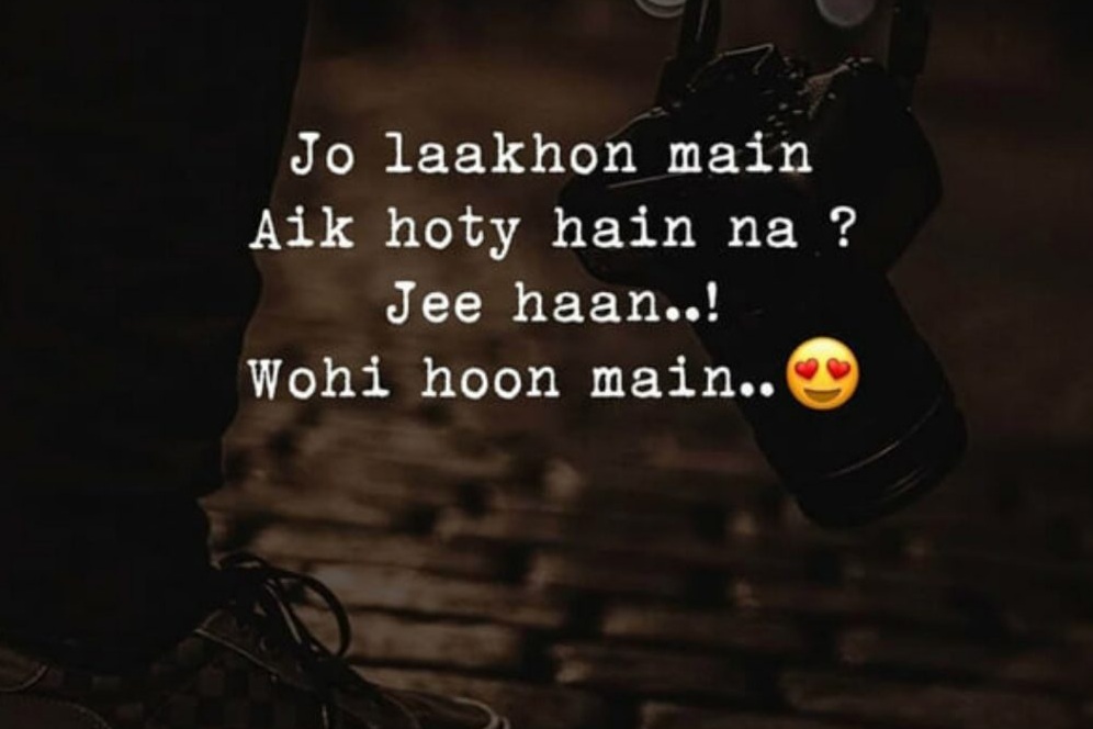 attitude caption for instagram post in hindi