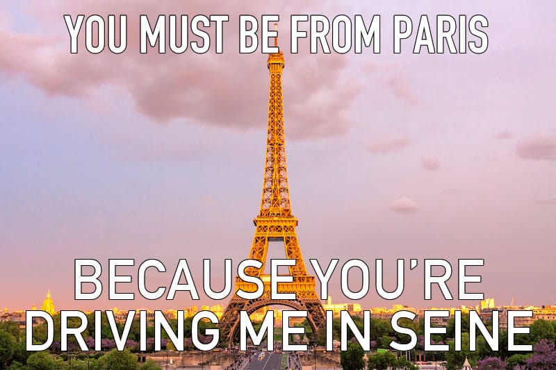 travel the world pick up lines