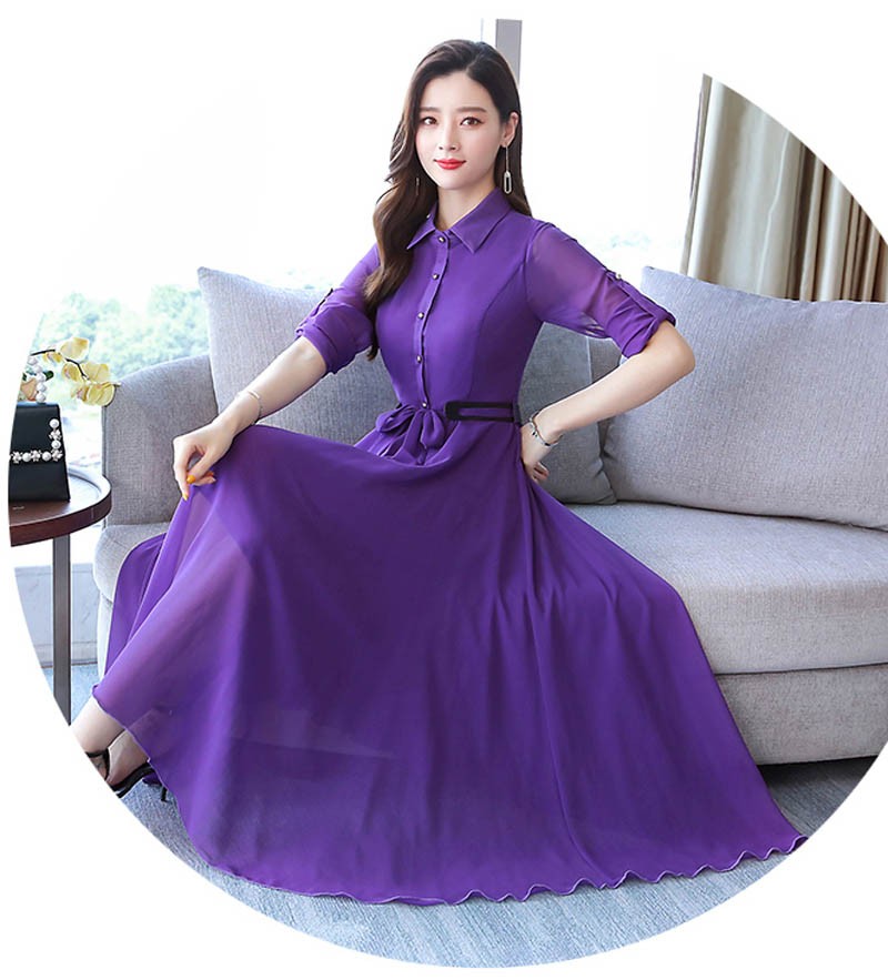 Inspirational Purple Dress Caption