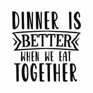 best dinner captions 