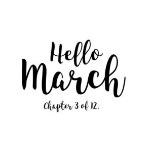 best march month captions